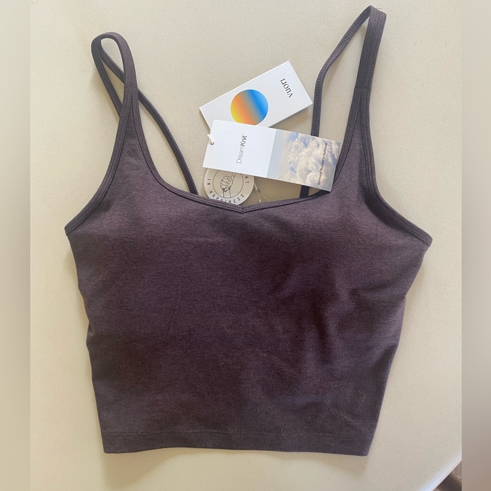 Vuori Java Heather Crop Top